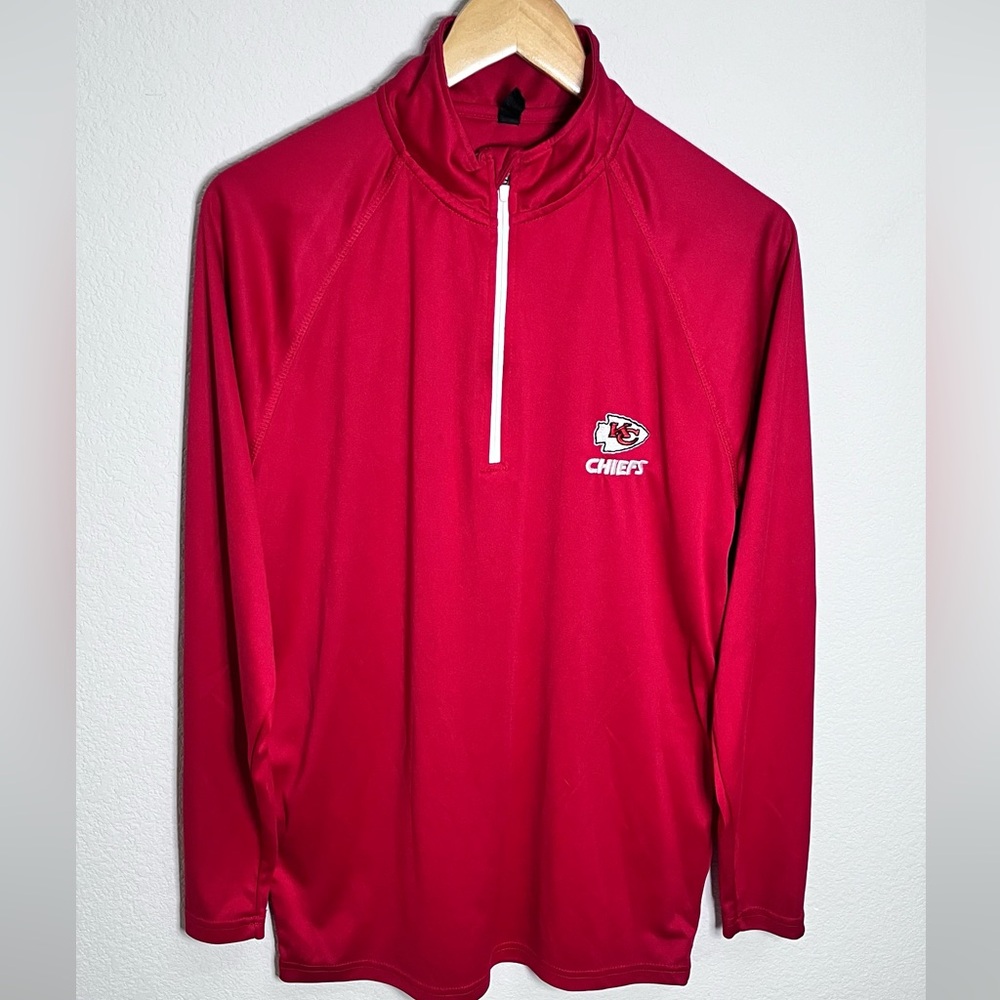 Dunbrooke Chiefs Red Quarter-Zip Pullover